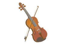 Violin and bow